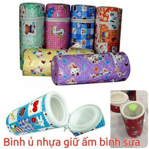 Bình ủ sữa đơn cổ hẹp 260ml lõi nhựa, ủ sữa ủ cháo an toàn cho bé nhỏ