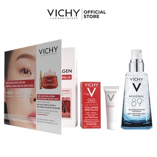 [GIFT KHTT][Hàng Tặng Không Bán] Bộ sản phẩm dùng thử phục hồi chuyên sâu và sáng da Vichy