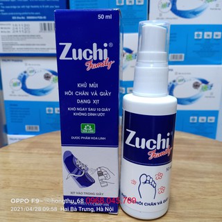 Xịt khử mùi Zuchi Family 50ml