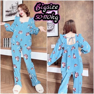 Bigsize đồ bộ lụa nhật cao cấp - hot trend