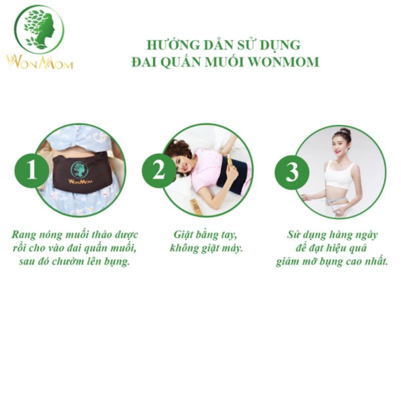 (Quà)ĐAI QUẤN MUỐI WONMOM