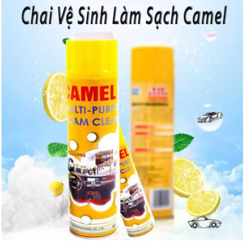 Xịt tẩy vệ sinh nội thất ô tô Chính Hãng Camel - Xuất xứ Thái Lan