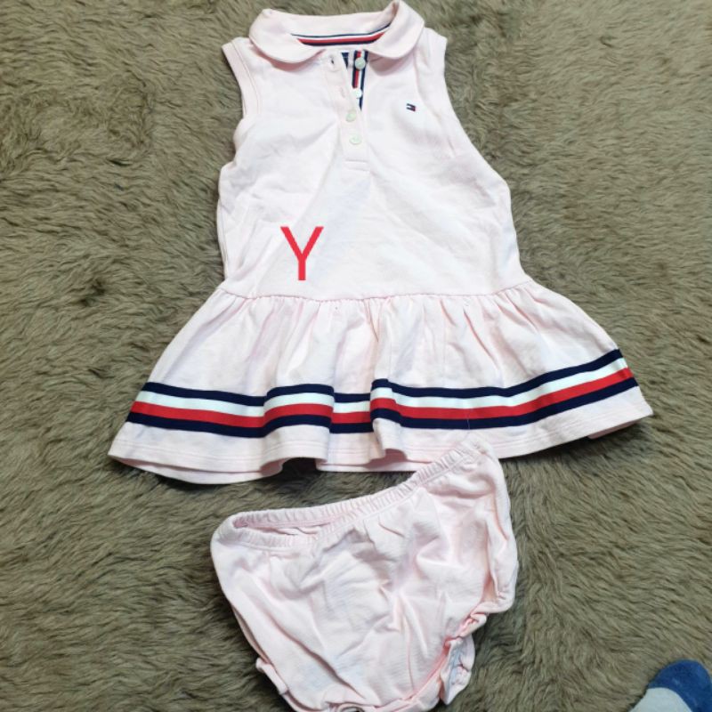 Đầm Polo bé Gái 3-24m Tommy Hilfiger xuất 🇺🇸