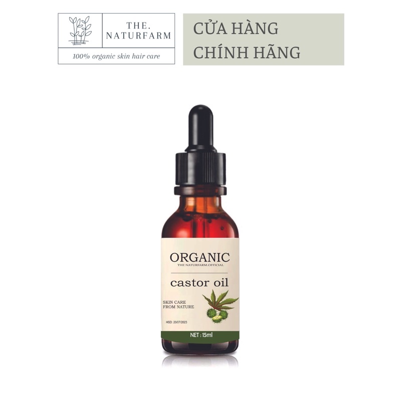 Dầu Thầu Dầu 100ML - Dầu Castor Nguyên Chất Organic