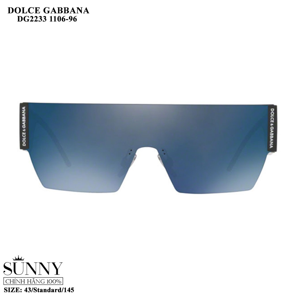 (Hàng chính hãng) Kính mát nam nữ Docle Gabbana DG2233 màu sắc thời trang