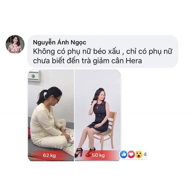 trà thảo mộc giảm cân hera plus