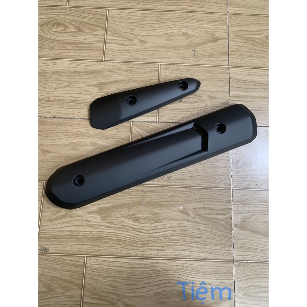 Bộ Ốp Pô Spark màu đen nhám không tem