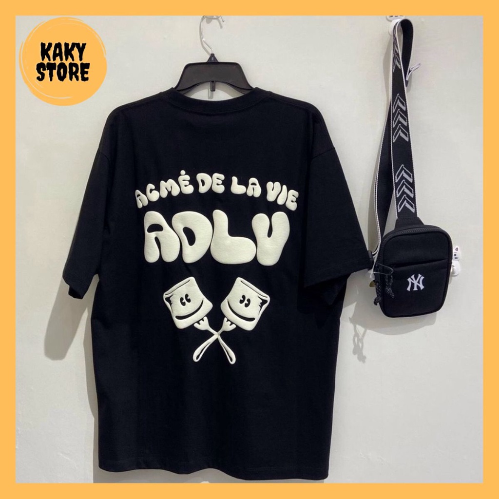 Áo thun tay lỡ ADLV cao cấp, áo phông nam nữ T shirt unisex, Dricco official Q2