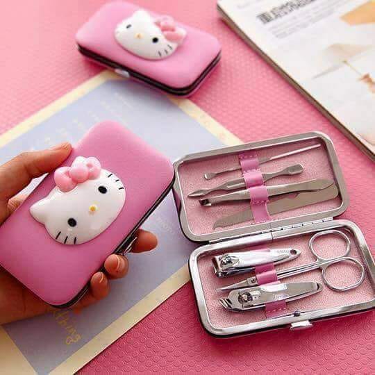 bộ bấm móng mèo kitty 7 món