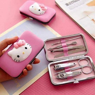 Bộ bấm móng mèo kitty 7 món