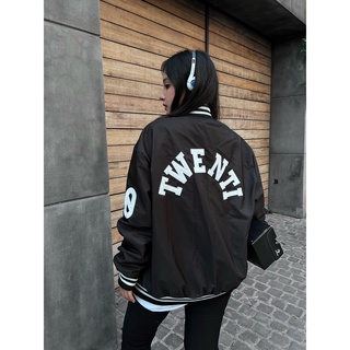 Áo Khoác Bomber TWENTI Chất Liệu Dù