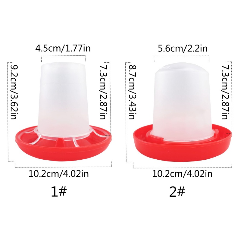Khay Đựng Thức Ăn Nước Uống Không Chất Thải Cho Gà