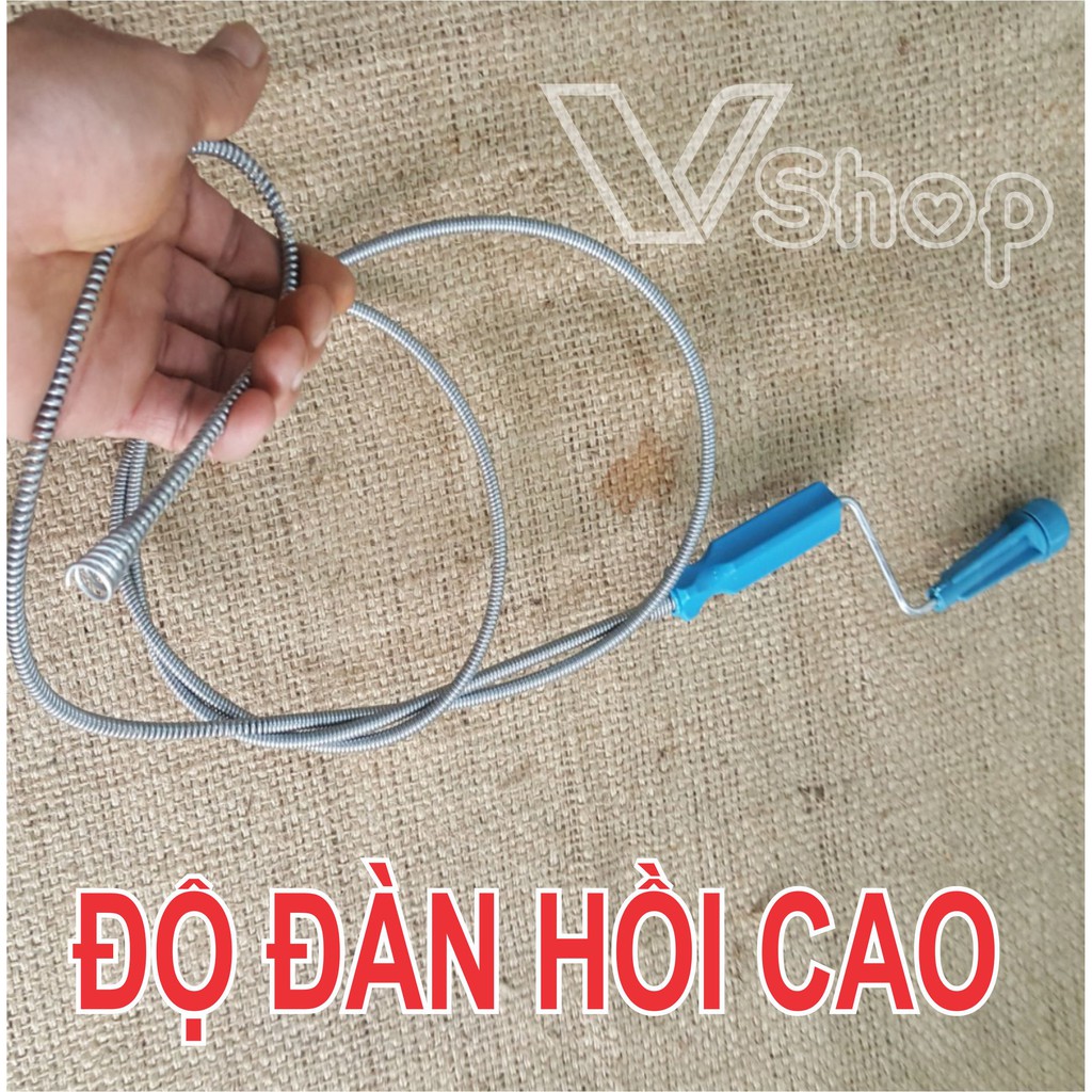 Dây cáp thông ống cống, dụng cụ lấy rác ống thoát nước bị tắc, nghẹt