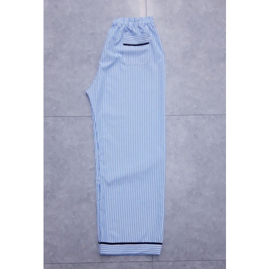 Bộ đồ pijama nam trung niên dài tay chất phin mềm mịn