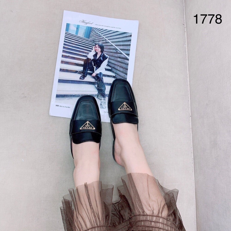 Giày sục pra da mã 1778