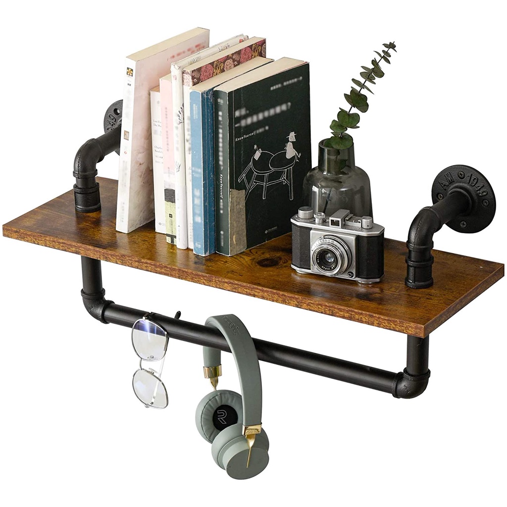 Kệ ống nước treo tường 1 - 3 tầng trang trí decor phòng bếp nhà tắm, phòng khách,...