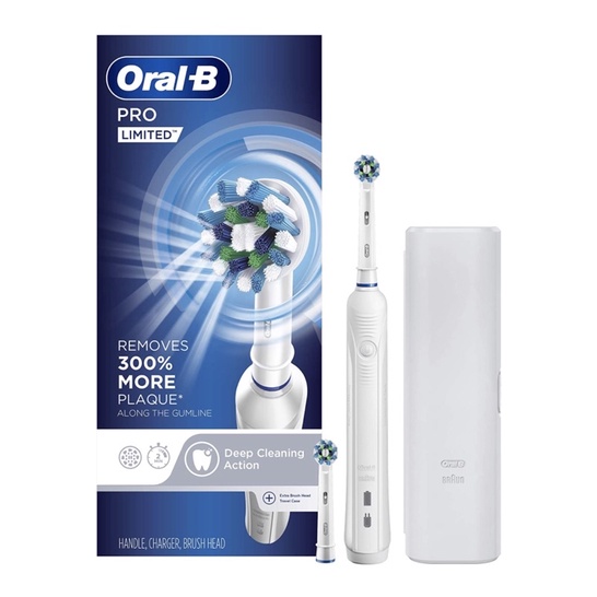 Bàn chải điện Oral-B Oral B Pro Limited USA hồng/ Trắng