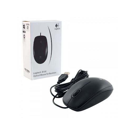 Chuột dây Logitech B100 chính hãng logitech bảo hành toàn quốc