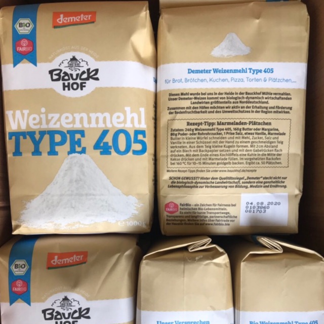 Bột mì hữu cơ Bauck Hof 1kg