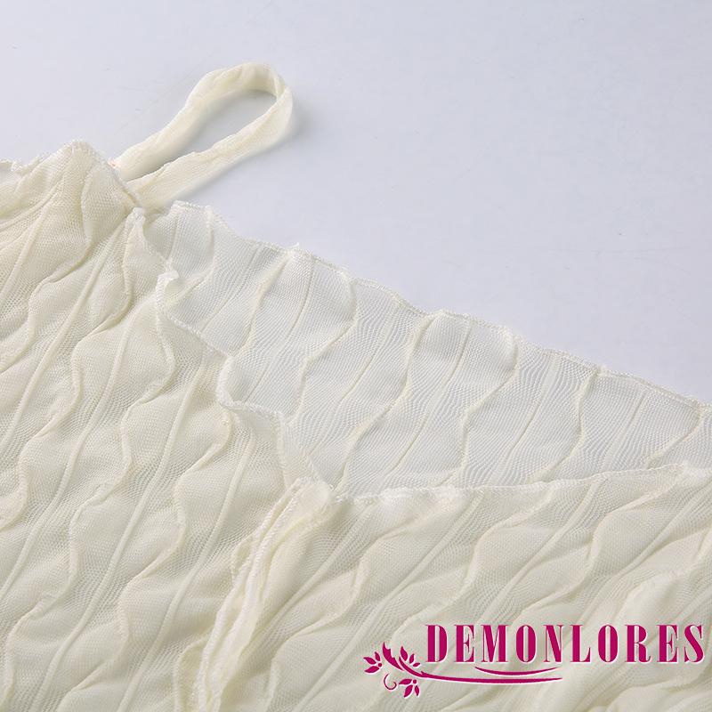 Áo thun tay dài màu trơn xẻ tà thời trang dành cho nữ