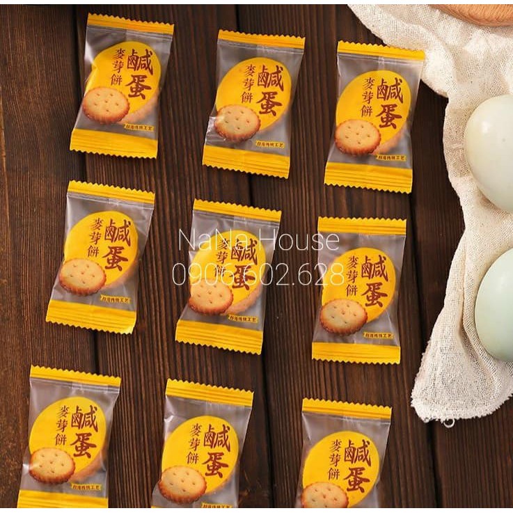 Bánh quy trứng muối Đài Loan 500g ( NSX 23/12/2021)