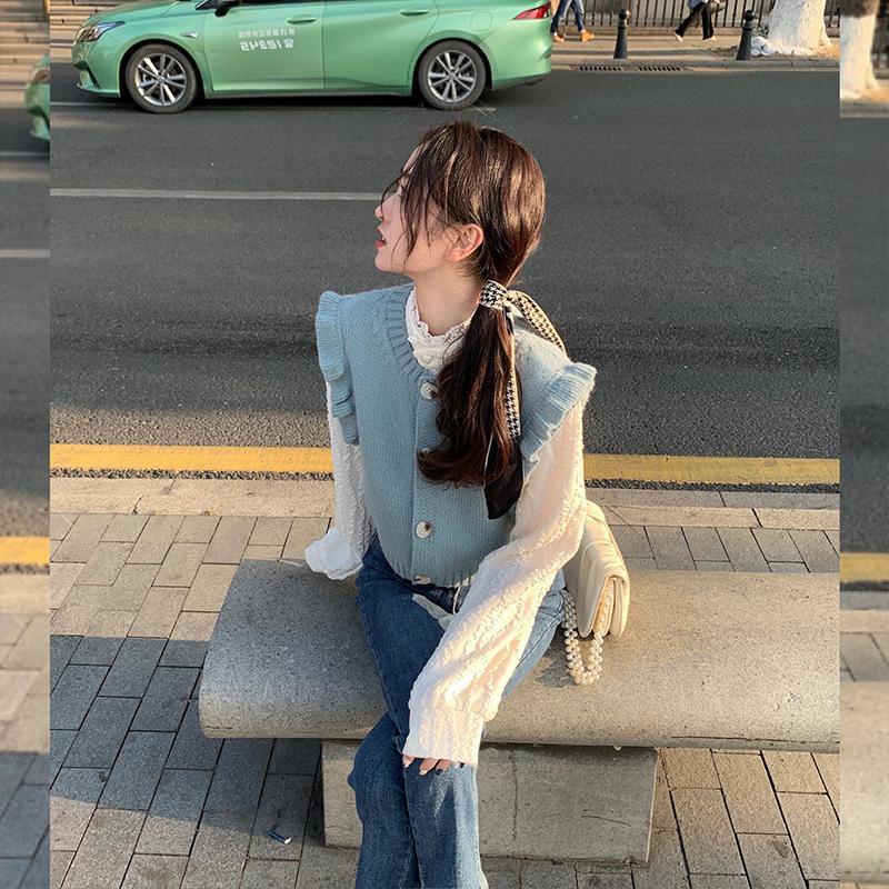 Áo dệt kim màu trơn thiết kế mới thời trang dành cho nữ | BigBuy360 - bigbuy360.vn