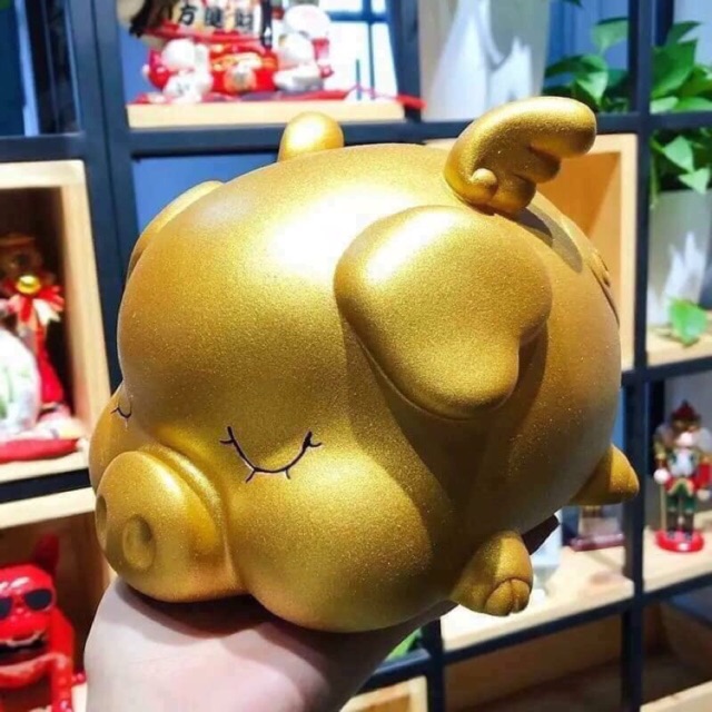 Lợn tiết kiệm 🎗 BẰNG GỐM BÁT TRÀNG 🎗 size 22cm thiết kế lợn đựng tiền lì xì cực đáng yêu