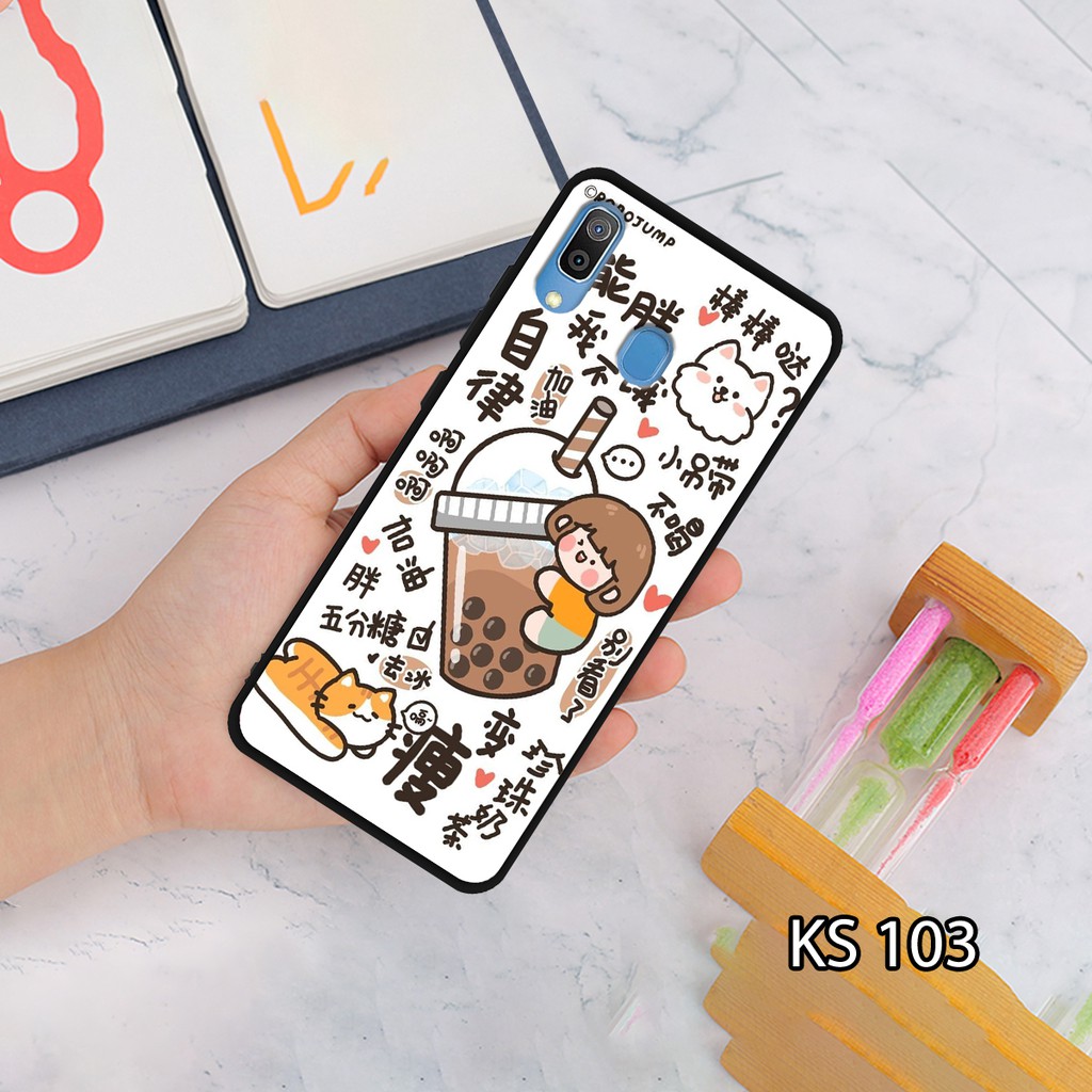 Ốp lưng SamSung A10/A20/A30/A40 in hình Roro Jump siêu đáng yêu, độc, lạ_KINGSTORE.HN_Ốp SS A10/A20/A30/A40