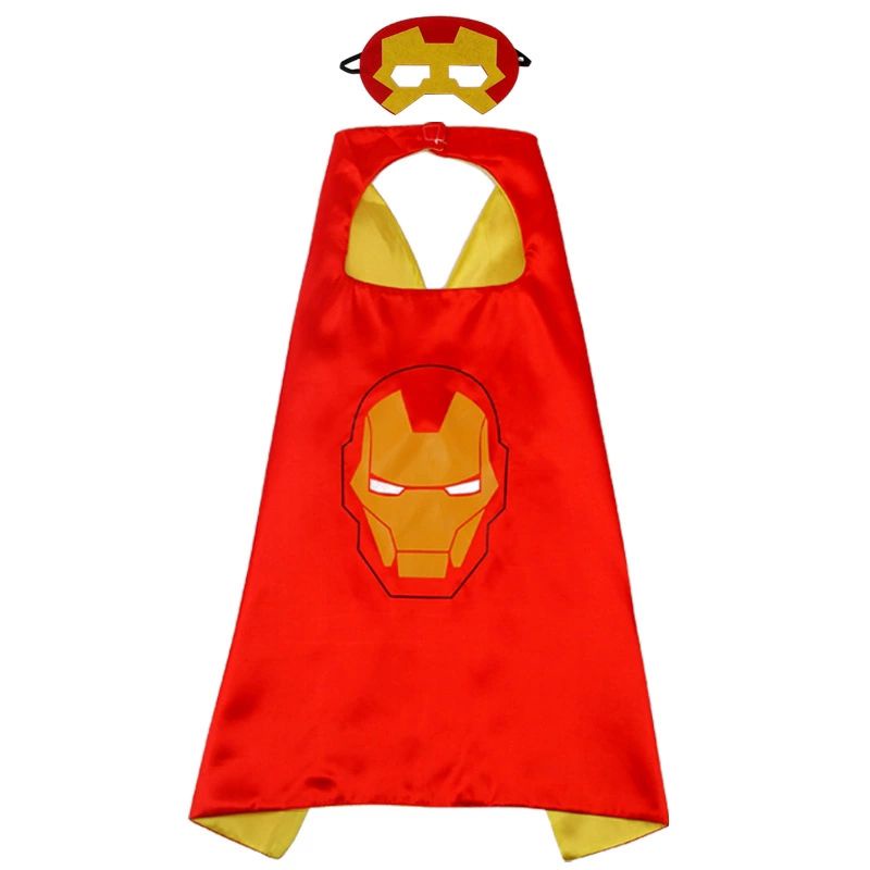 Áo Choàng Siêu Nhân Kèm Mặt Nạ, Đồ Hoá Trang Siêu Anh Hùng Avengers Cho Trẻ Em