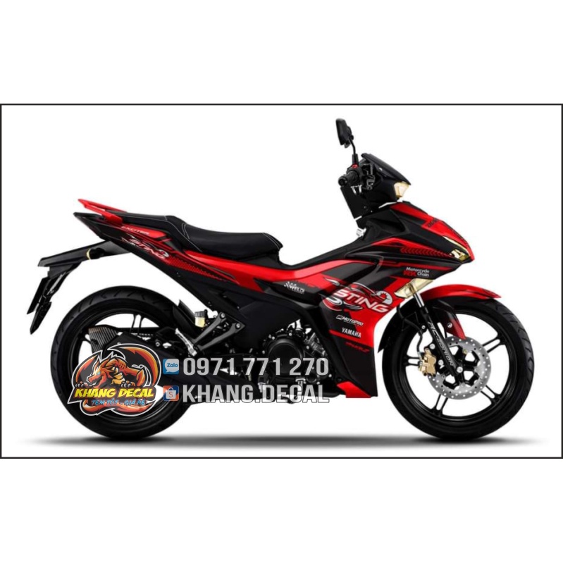 Tem Trùm Exciter 155 Sting đỏ đen - 51