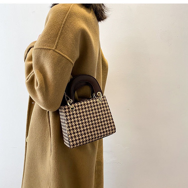 Túi xách nữ, túi đeo chéo đẹp dáng vuông phối dạ đi chơi thời trang PK 277