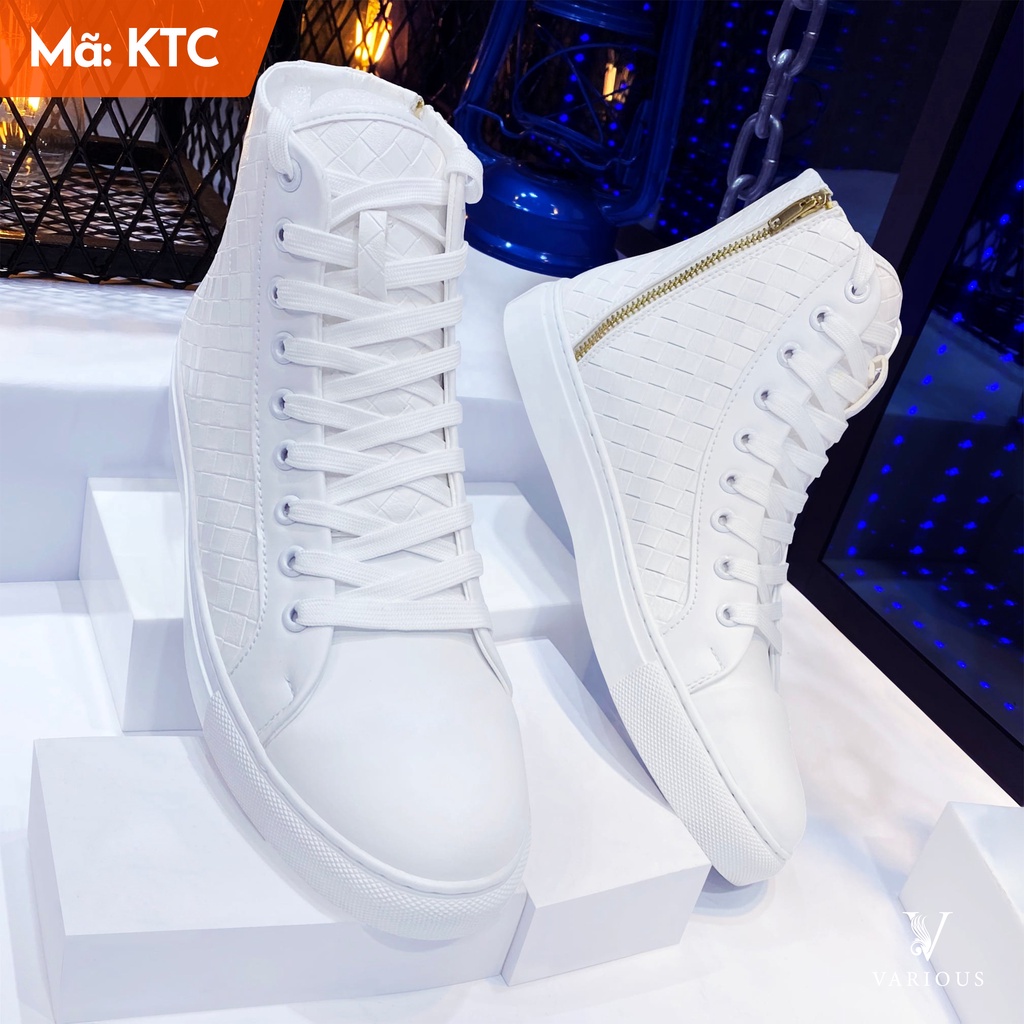 Giày Thể Thao Nam Trắng Thời Trang Cao Cấp White Sports Fashion Phong Cách Hàn Quốc