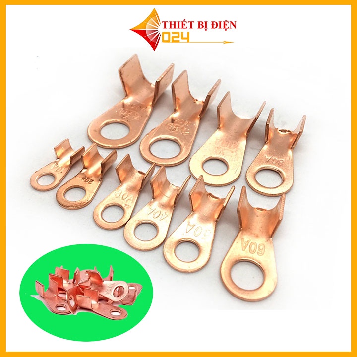 Đầu Cốt Đồng - Cos Tròn 10A 20A 30A 40A 50A 60A 80A 100A 150A 200A