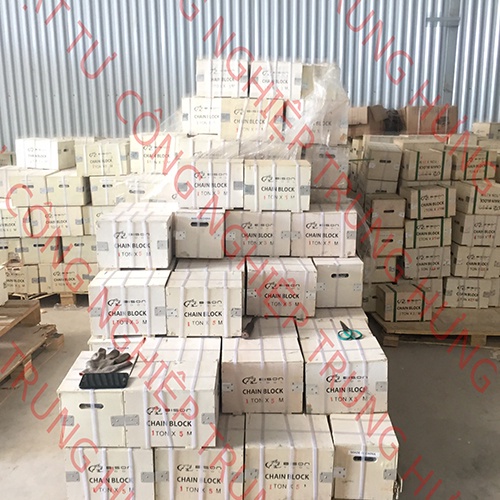 Pa lăng xích kéo tay TOYOA 1 TẤN 2.5M/ 5M