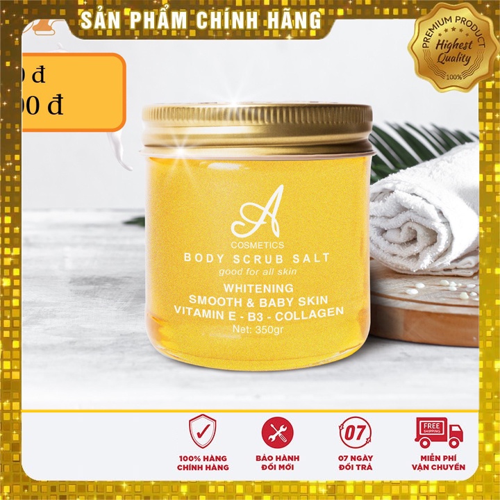 [Chính Hãng] muối tẩy da chết trái cây A cosmetics date mới