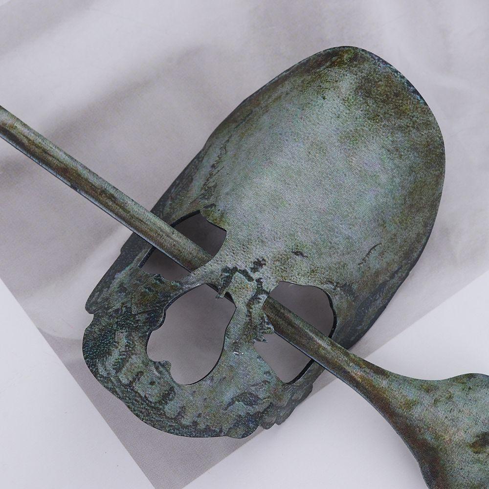 Kẹp Tóc Hình Đầu Lâu Phong Cách Retro