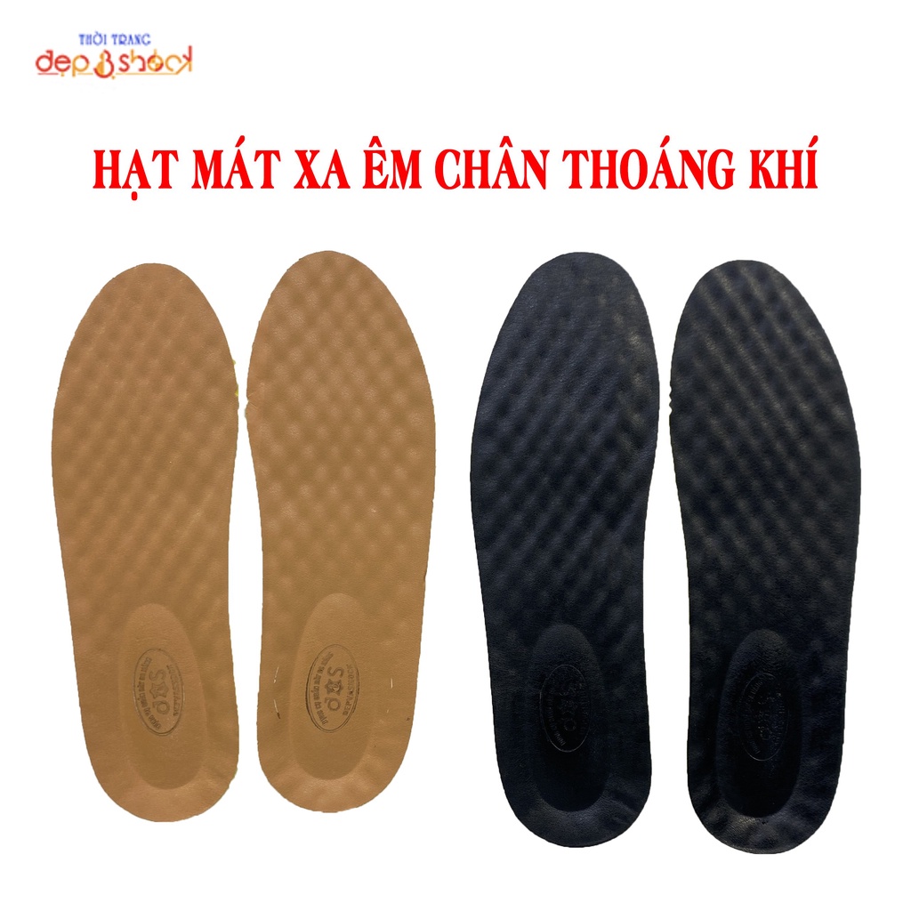 Miếng lót giày cao su non giúp tăng chiều cao - chống rộng cao cấp, êm chân và thoáng khí