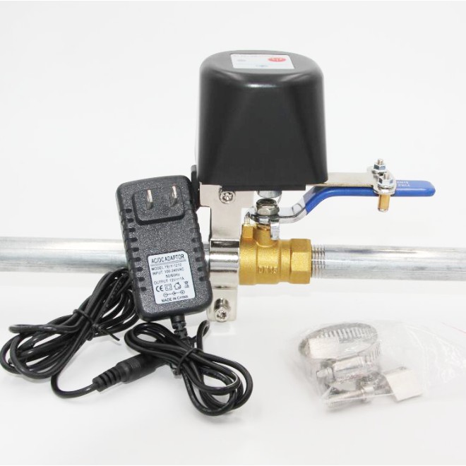 Bộ Đóng Mở Van Nước Tay Gạt Wifi Tuya WVN1