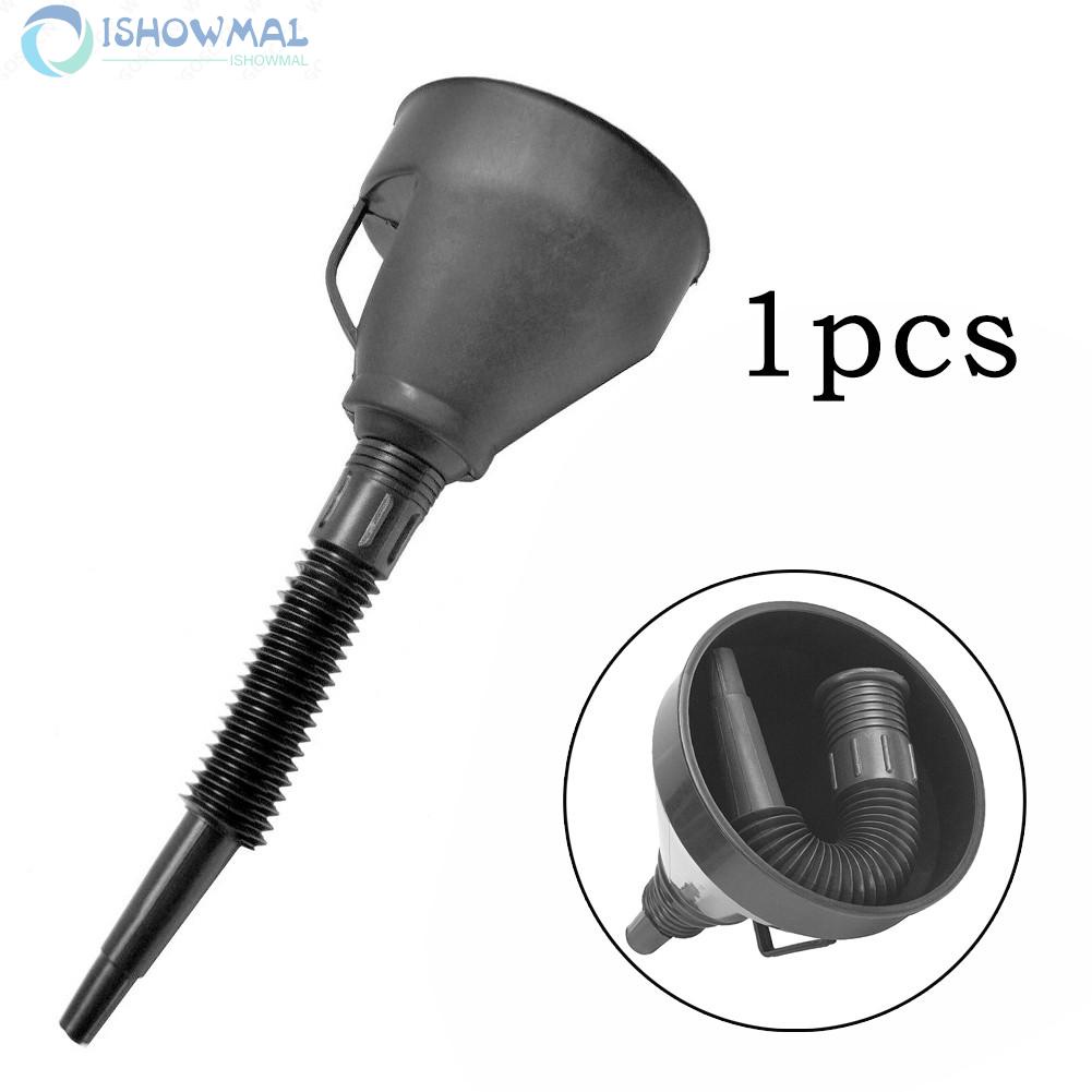 ⚡Hot Sale⚡Funnel Liquid Refueling Spout Black Strainer Car Water Diesel With Handle-ISHOW
