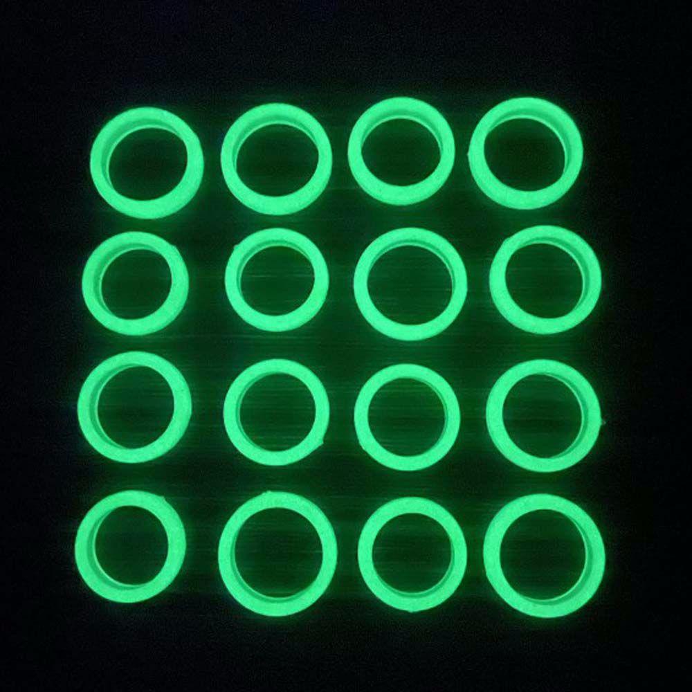 Bộ 10 Nhẫn Phát Sáng Độc Đáo Làm Quà Tặng|Nhẫn Acrylic Hàn Quốc Màu Sắc Dạ Quang