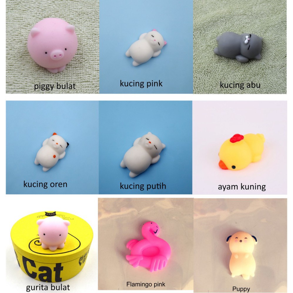 Ốp Điện Thoại Dẻo Họa Tiết Hoạt Hình Chú Mèo Dễ Thương Độc Đáo Cho Chubby Squishy