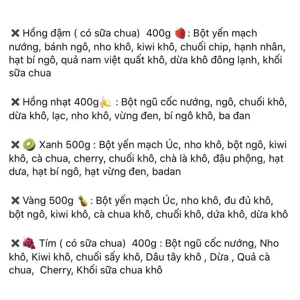 Ngũ cốc dinh dưỡng ăn kiêng MEIZHOUSHIKE 41k/ 1 gói 400g