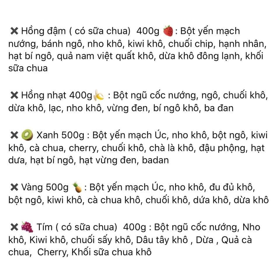 Ngũ cốc dinh dưỡng ăn kiêng MEIZHOUSHIKE 41k/ 1 gói 400g