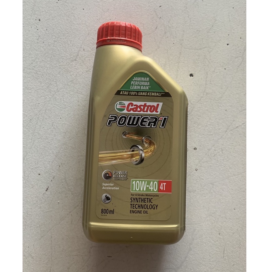 NHỚT XE SỐ CASTROL POWER 1 , 0.8Lit,1Lit