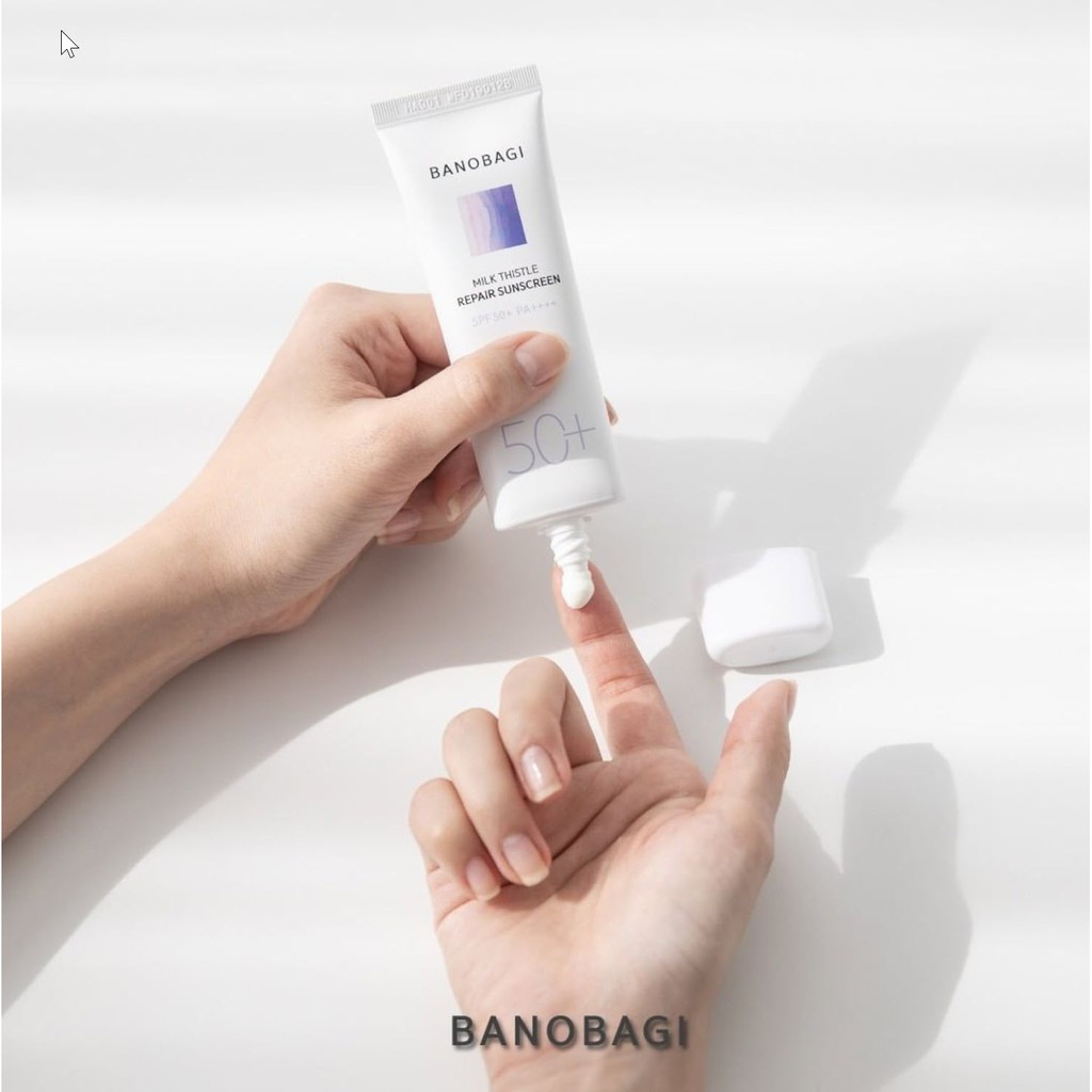 Kem chống nắng Banobagi Milk Thistle Repair Sunscreen bảo vệ làn da trắng mịn khỏi ánh nắng mặt trời Joli Cosmetic