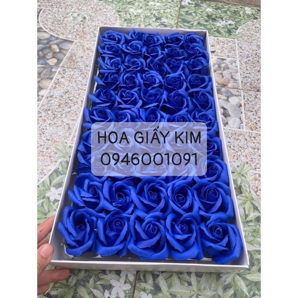 Đầu bông hoa hồng sáp 3 lớp đẹp hàng chuẩn loại 1