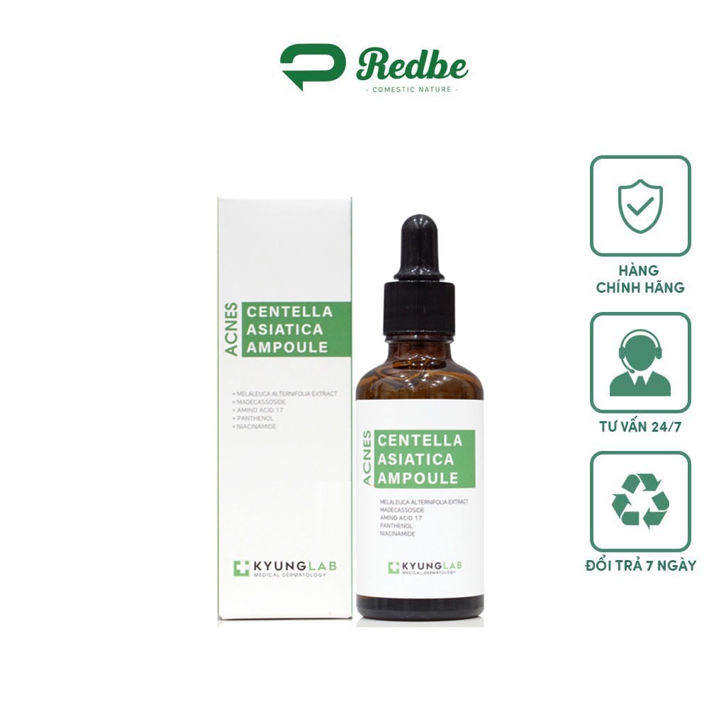 Tinh Chất Serum Giảm Mụn, Ngừa Mụn Kyunglab Acnes Centella Asiatica Ampoule 50ml