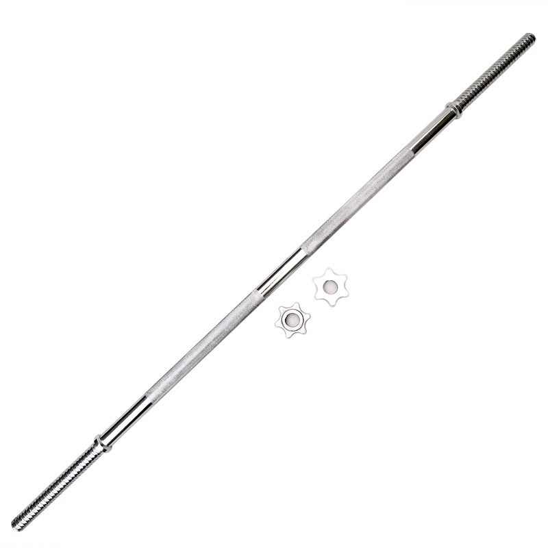 Đòn tạ thép đặc mạ inox dài 1,2m