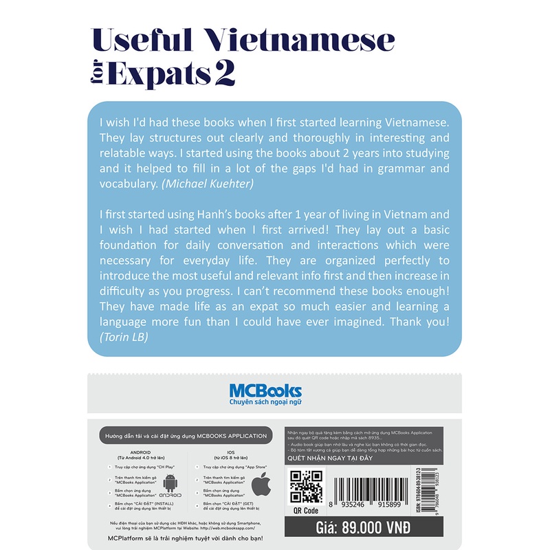 Sách - Useful Vietnamese for Expats 2 Mcbooks