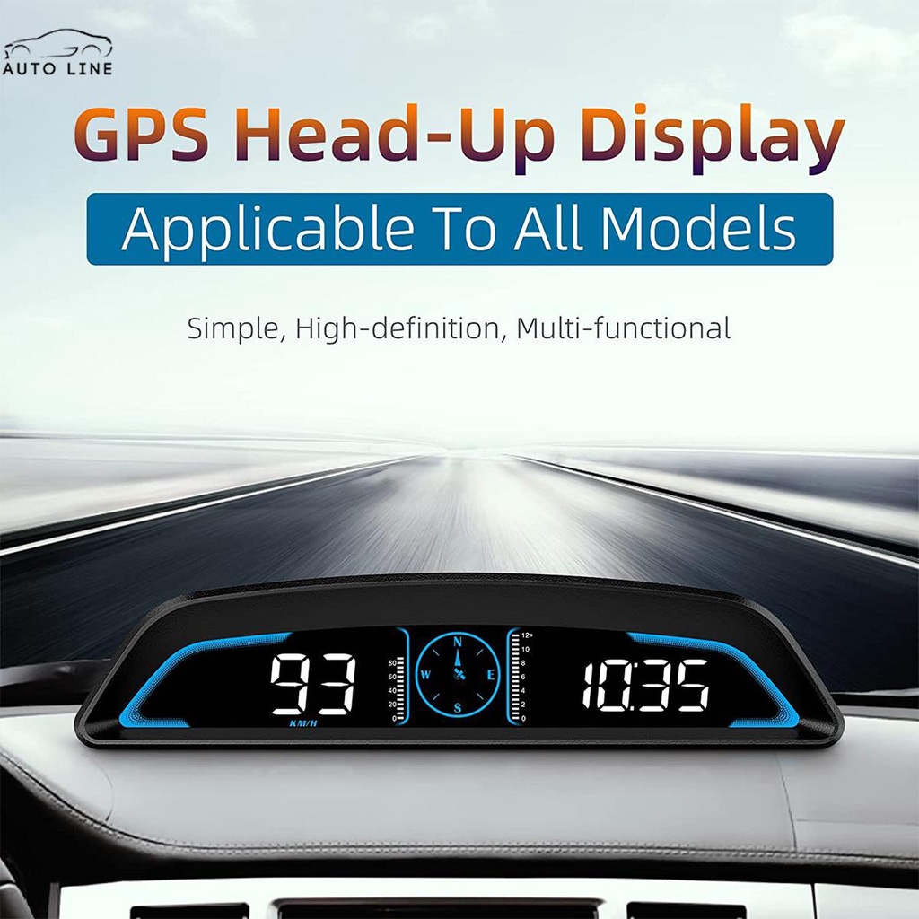 Đồng Hồ Đo Tốc Độ GPS Kỹ Thuật Số HUD USB Vô Cực Vô Hình Và Mệt Mỏi SHOPCYC2335 Cho Xe Hơi